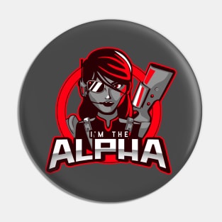 I'm The Alpha (17) Pin