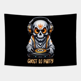 Haloween ghosts headphones Tapestry