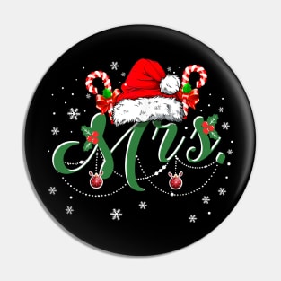 Mrs Claus Chestnuts Funny Christmas Pin