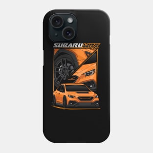 VB WRX in Solar Orange (stock fenders) Phone Case