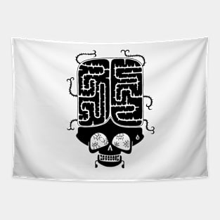 Alien Head Tapestry