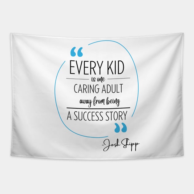 Josh Shipp Quote Tapestry by WrappedInLove