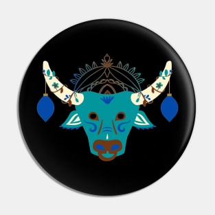 Buffalo colorful Pin