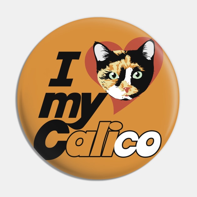 I love my calico cat Pin by bubbsnugg