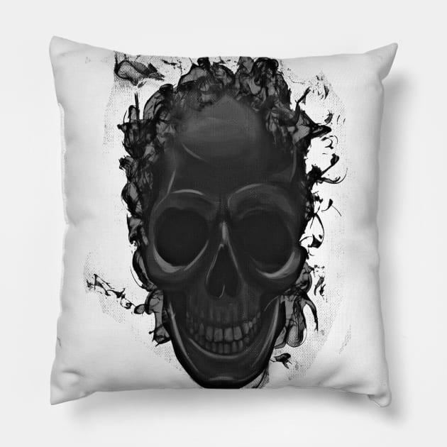 skull lover Pillow by Shreedigital 