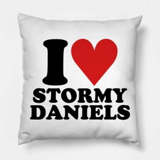 I heart Stormy Daniels Pillow