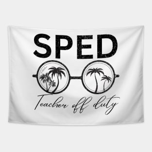 Sped Teacher off Duty Tapestry