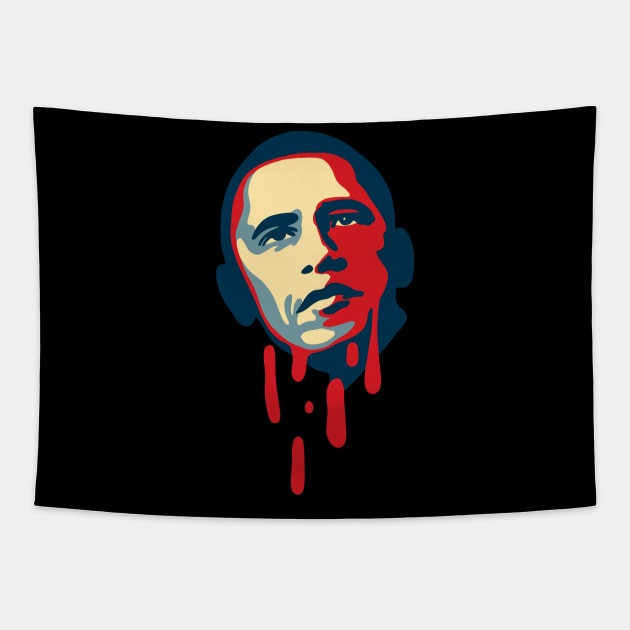 Melting Obama Tapestry by isstgeschichte