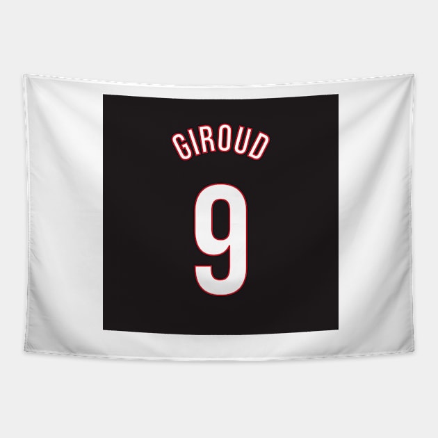 Giroud 9 Home Kit - 22/23 Season Tapestry by GotchaFace