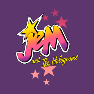 Jem and The holograms logo T-Shirt