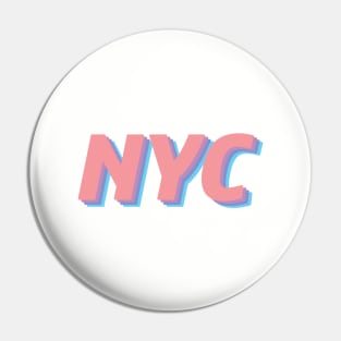 Pastel NYC Pin