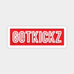 GOTKICKZ Logo (Neon Light) Magnet