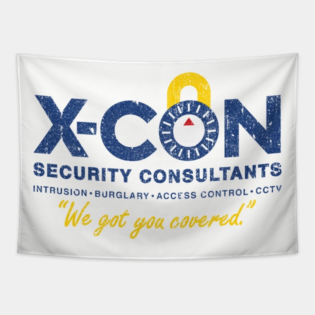 X-CON Security Consultants Tapestry by huckblade