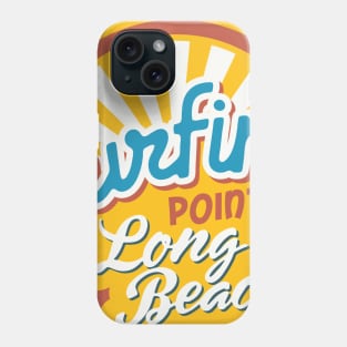 Surfing Point Long Beach Phone Case