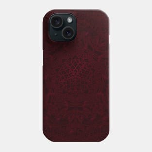 Crimson red Phone Case