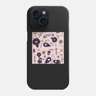 Crosses & Flowers: Pink Phone Case