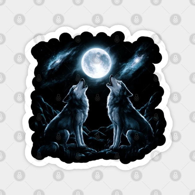 Lunar Harmony Magnet by MakerMind8.2