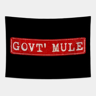 vintage retro plate Gov't Mule Tapestry