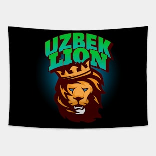 Uzbek Lion Tapestry