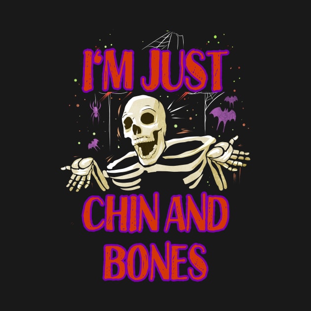 Halloween Word Play - Just Chin and Bones by numpdog