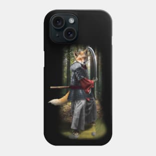 Exclusive Hand Drawn Samurai Fox | Samurai Collection Item-5 (Fox) | by Rendigart Studio Phone Case