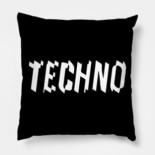 techno dynamic logo Pillow