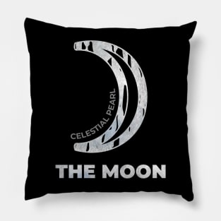 The Moon, Our Celestial Pearl Pillow