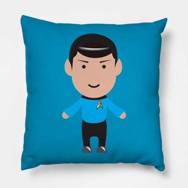 DeadFamous - Dr. Spock Pillow by WallHello