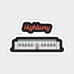 Minimalist Highbury Magnet