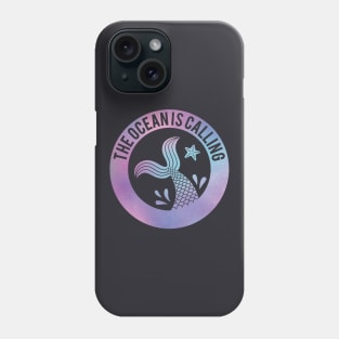 The Ocean Is Calling Mermaid Tail Gradient Phone Case