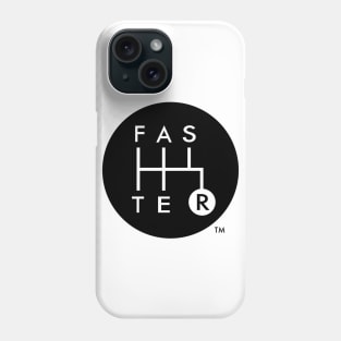 FASTER™ Shift Gate Logo Black Phone Case