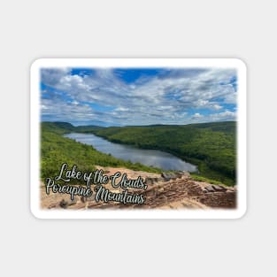 Lake of the Clouds in the Porcupine Mountains Magnet