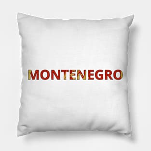 Drapeau Monténégro Pillow