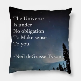 The Universe Doesn't Have To Make Sense Pillow