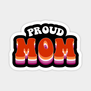 Proud Mom Lesbian Pride Magnet