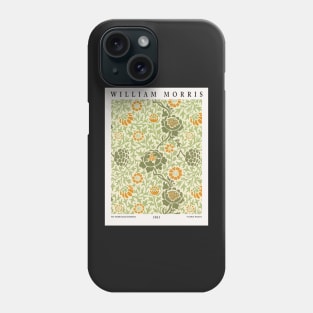 William Morris Grafton Pattern, Exhibition Wall Art, Museum Art Poster, Men Women Gift Phone Case