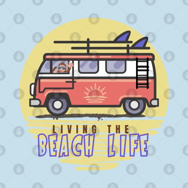 Living the Beach Life by Blended Designs