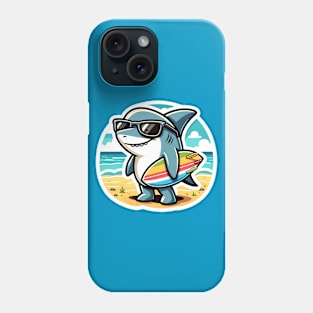 Shark Surfer Phone Case