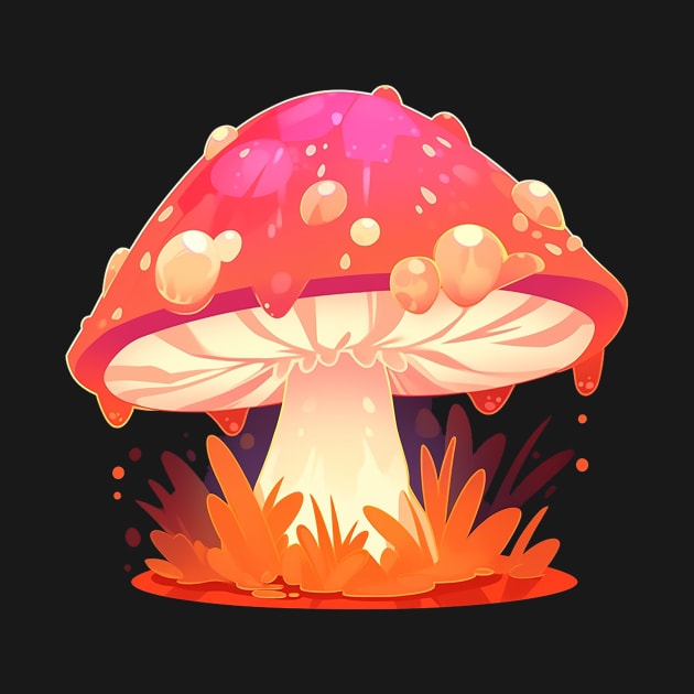 magic mushroom by Stephanie Francoeur Art
