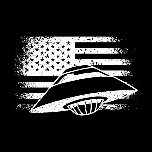 Ufo USA Alien Abduction Flying Saucer by Anassein.os