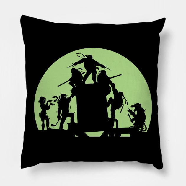 Run For It, Mikey! Pillow by WarbucksDesign