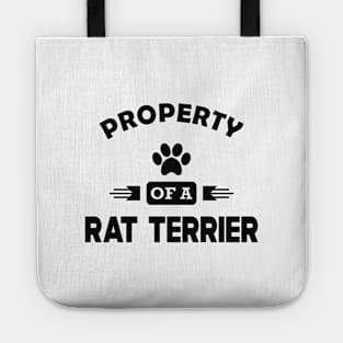 Rat Terrier Dog - Property of a rat terrier Tote