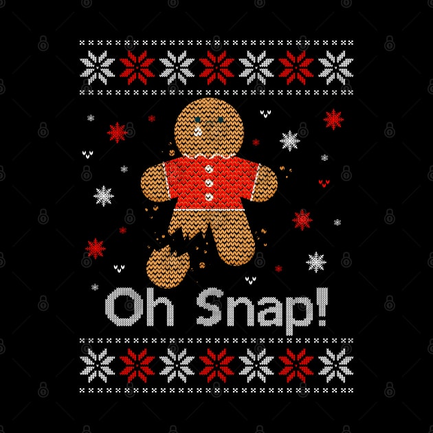 Oh Snap gingerbread man by MZeeDesigns