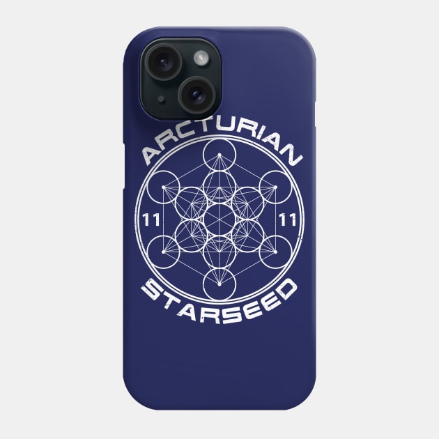 Arcturian Starseed Sacred Geometry Phone Case by rycotokyo81