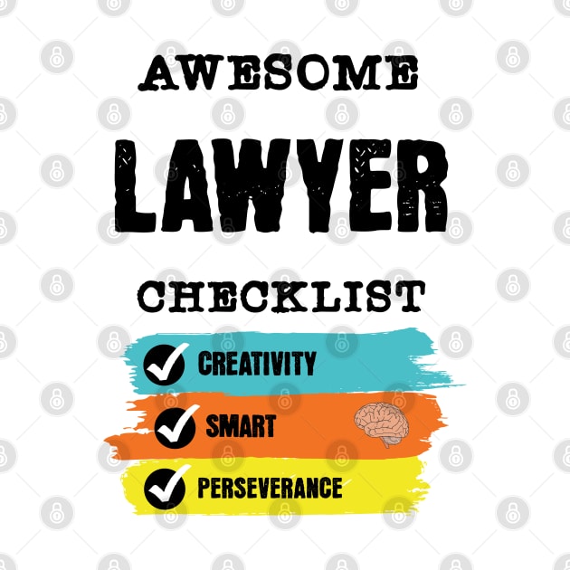 Lawyer Dad Checklist by VisionDesigner