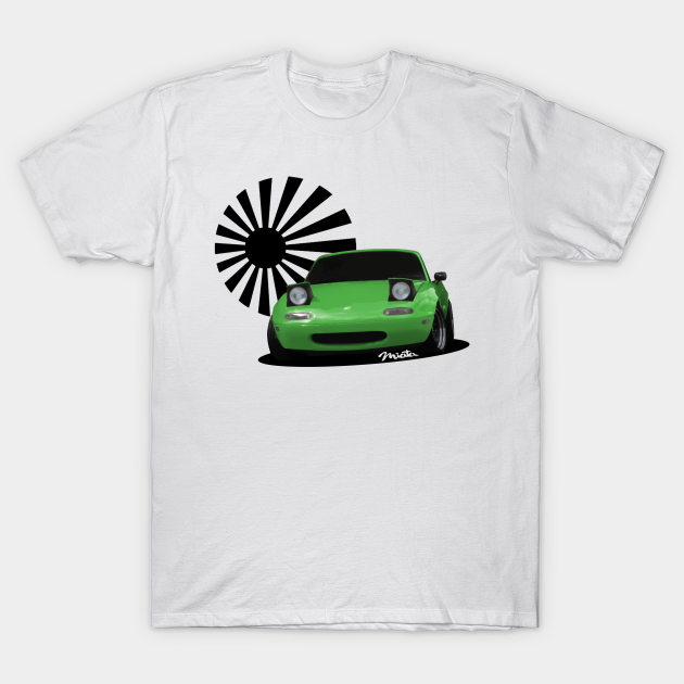 Miata MX-5 NA Green - Mazda Mx5 - T-Shirt | TeePublic
