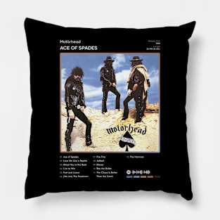 Motörhead - Ace of Spades Tracklist Album Pillow