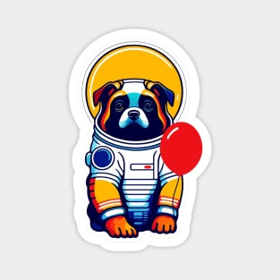 Astronaut Puppy Magnet