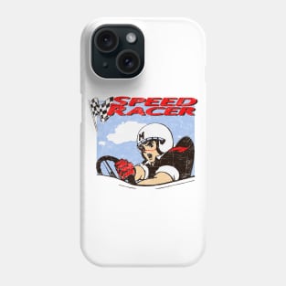 Classic Go Speed Racer Go - Distressed Style Phone Case