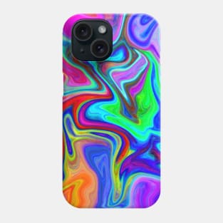 Abstract Colorful Marble Pattern Phone Case